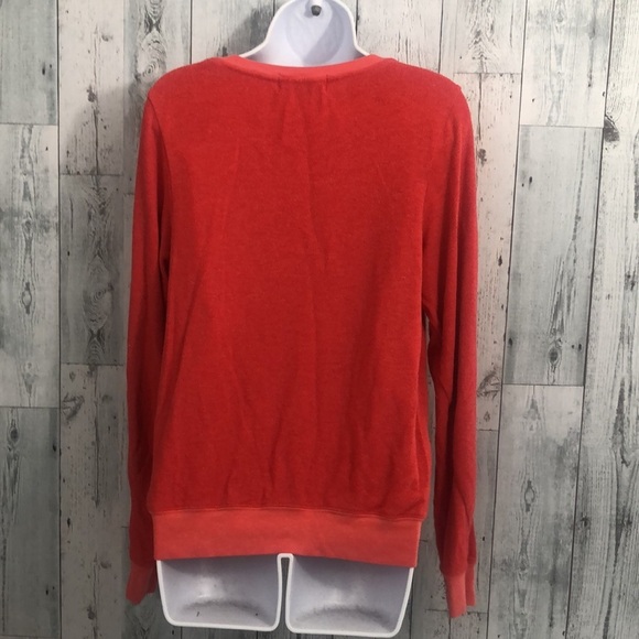 WILDFOX Sign Language Red Love Beach Jumper Sweater Extra Small - Picture 3 of 8